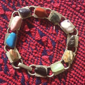 Semi precious stone bracelet